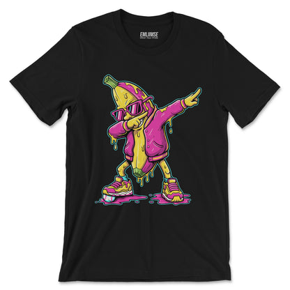 Dabbing Banana Baseball T-Shirt
