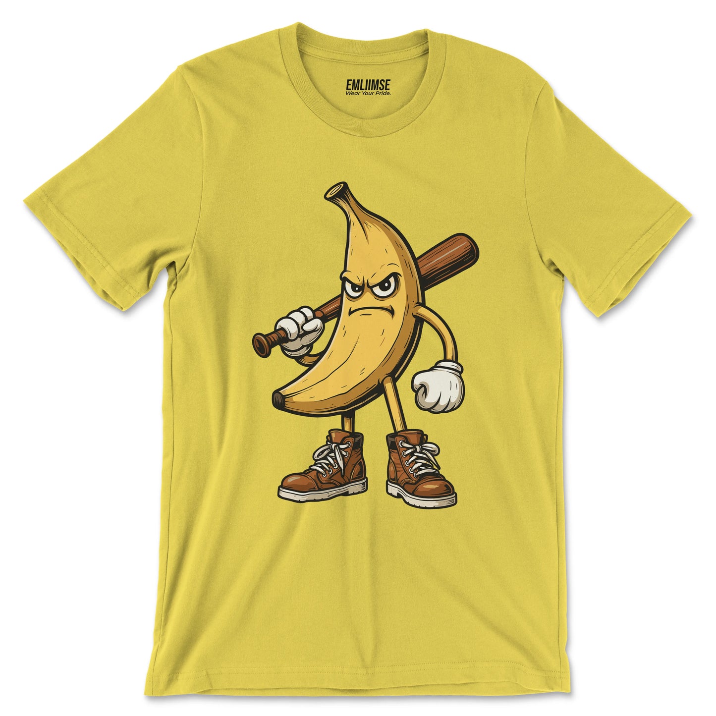 Angry Banana Baseball T-Shirt