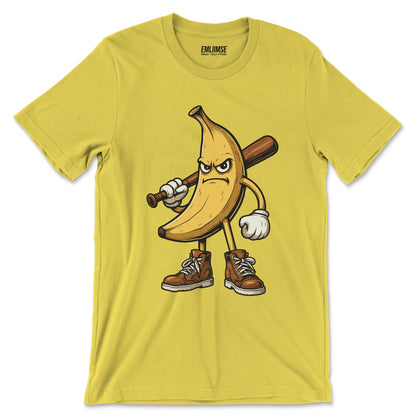 Angry Banana Baseball T-Shirt
