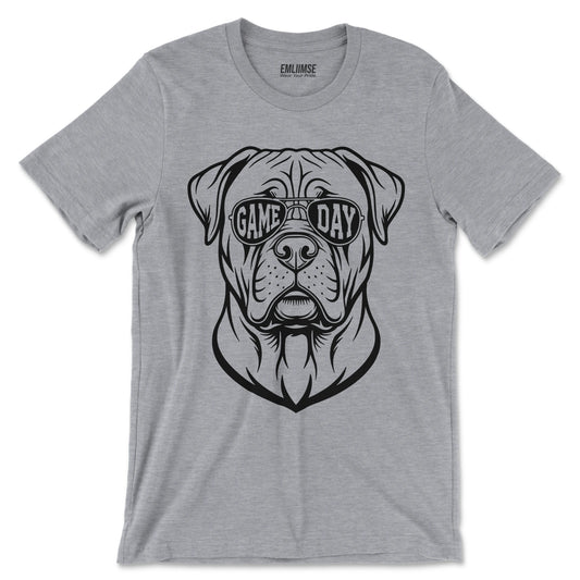 Cool Bulldog Bullmastiff Dog Game Day T-Shirt