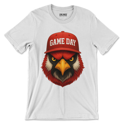 Angry Red Cardinal Bird  T-Shirt