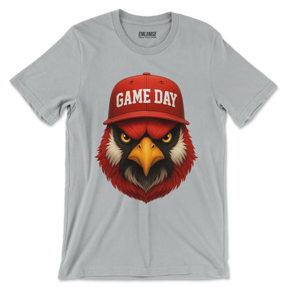 Angry Red Cardinal Bird  T-Shirt