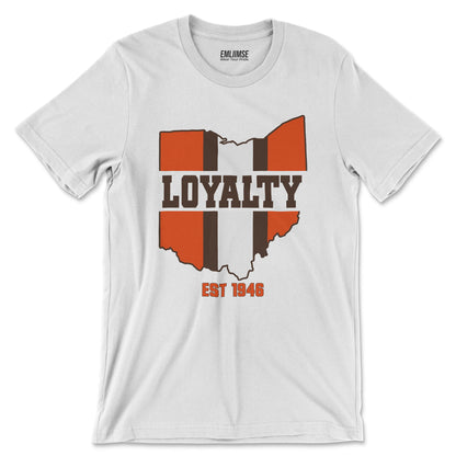 Cleveland City Ohio State Map T-Shirt