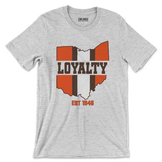 Cleveland City Ohio State Map T-Shirt