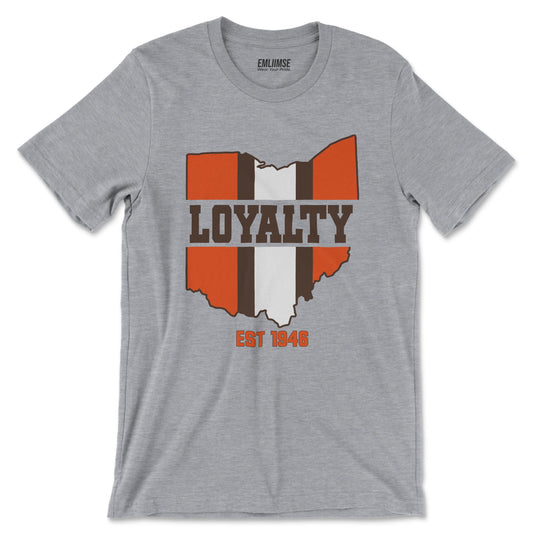 Cleveland City Ohio State Map T-Shirt