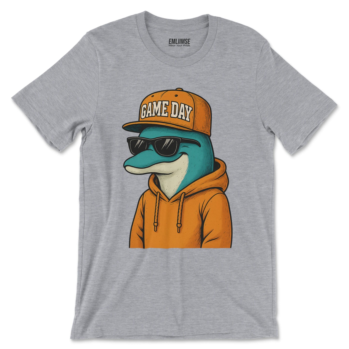 Cute Dolphin Game Day T-Shirt