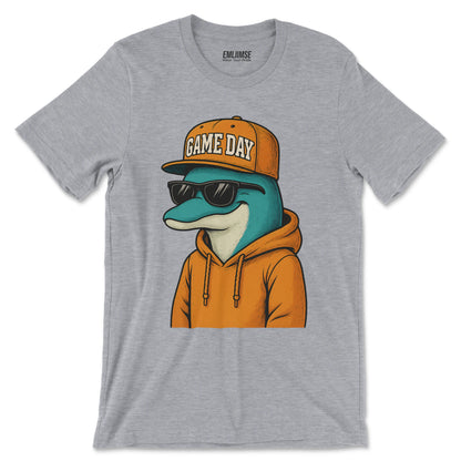 Cute Dolphin Game Day T-Shirt