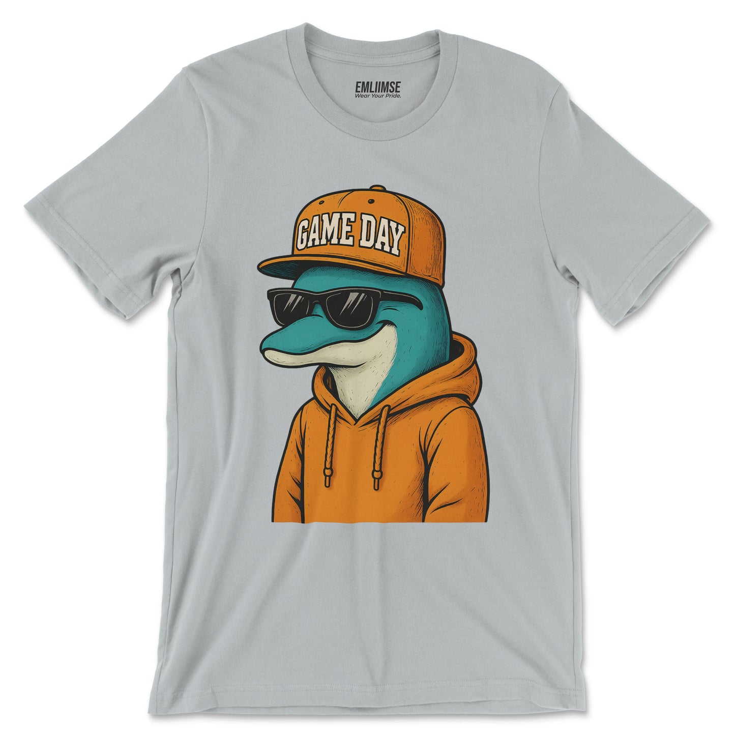 Cute Dolphin Game Day T-Shirt