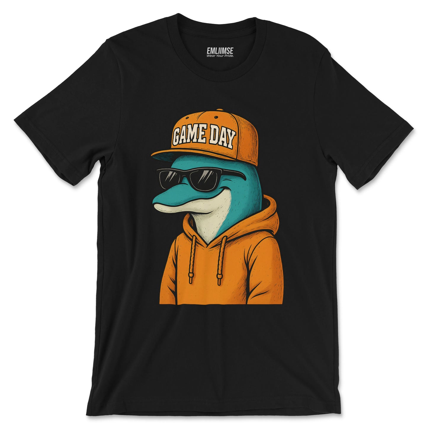 Cute Dolphin Game Day T-Shirt
