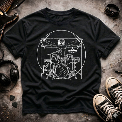 Da Vinci Drummer T-Shirt
