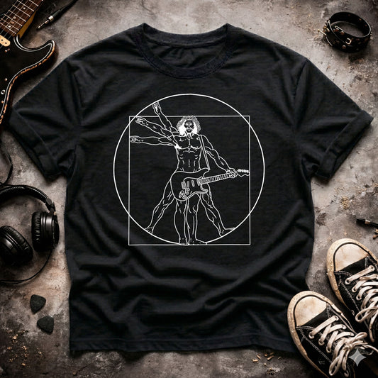 Da Vinci Guitarist T-Shirt
