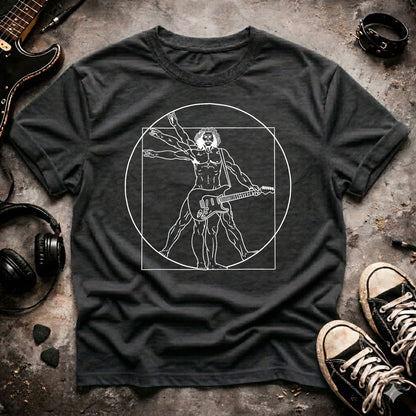 Da Vinci Guitarist T-Shirt