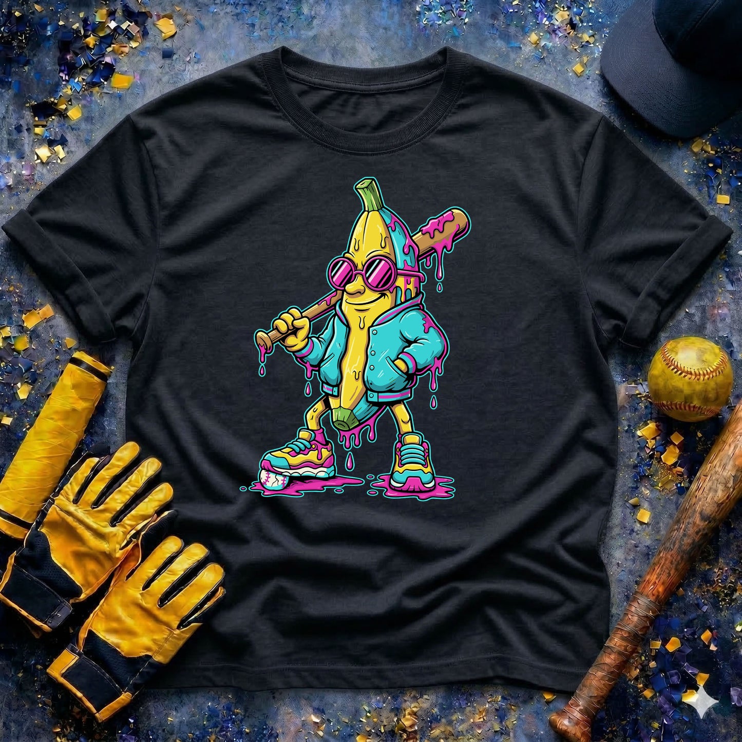 Dripping Banana Mascot T-Shirt