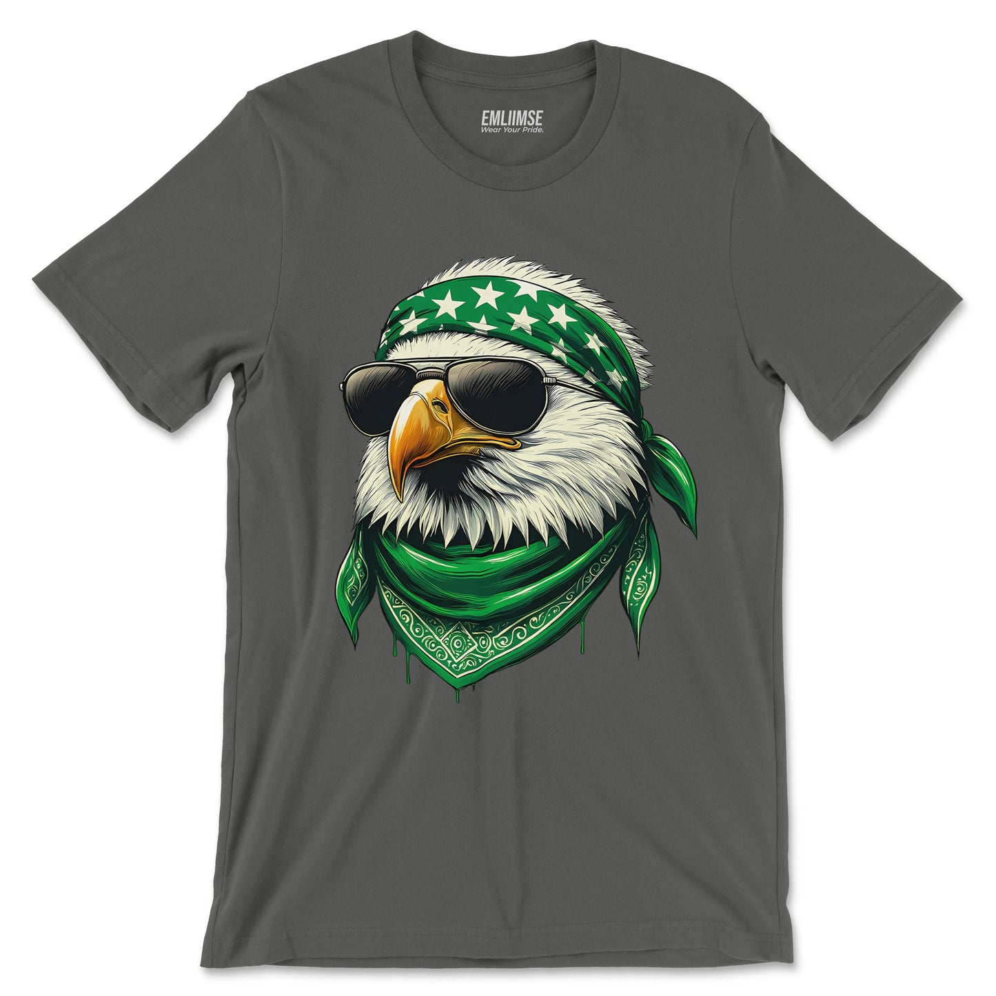 Patriotic Eagle Wild Animal  T-Shirt