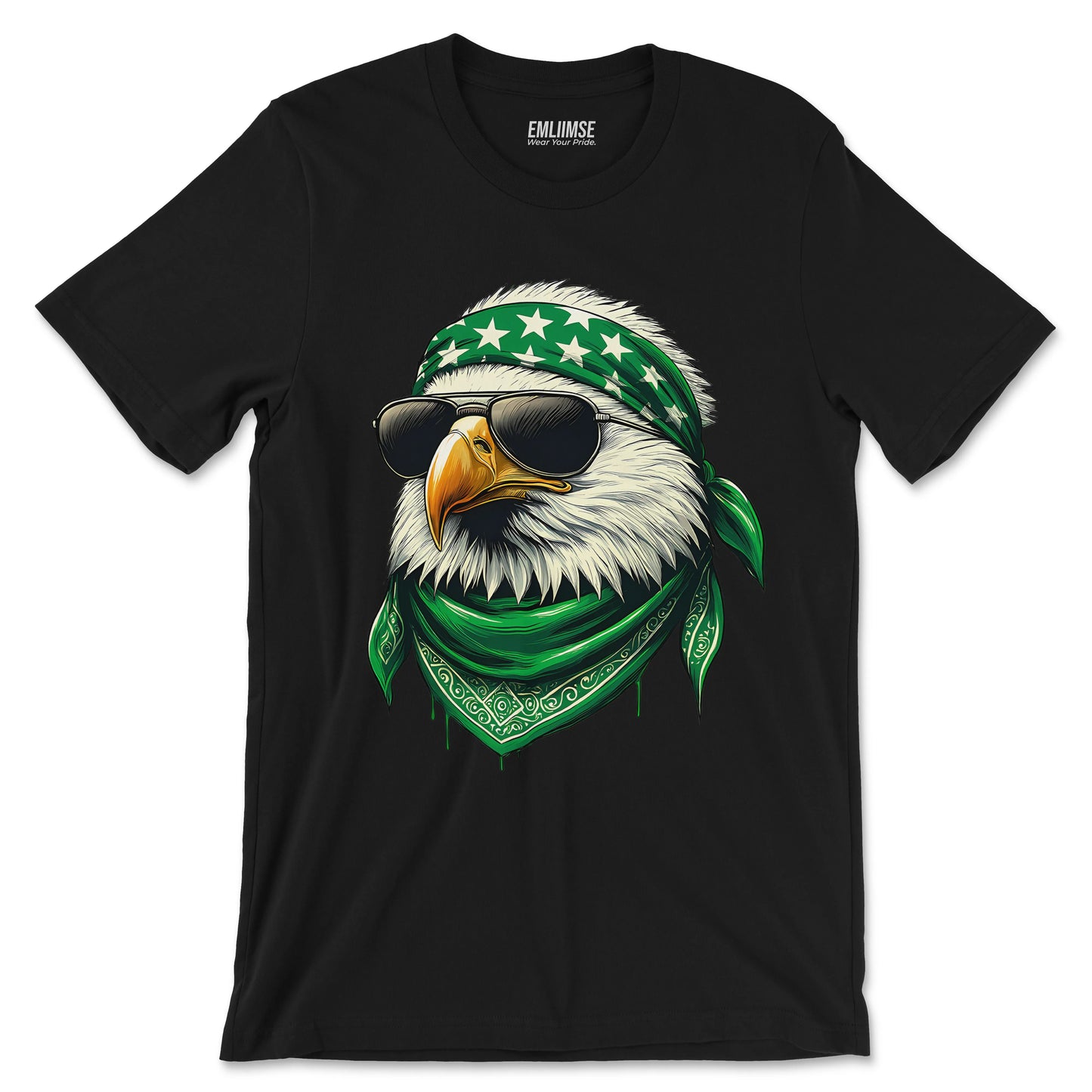 Patriotic Eagle Wild Animal  T-Shirt