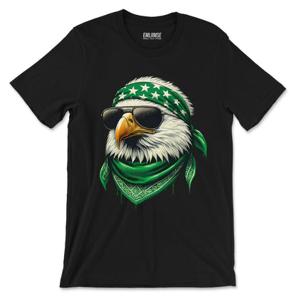 Patriotic Eagle Wild Animal  T-Shirt
