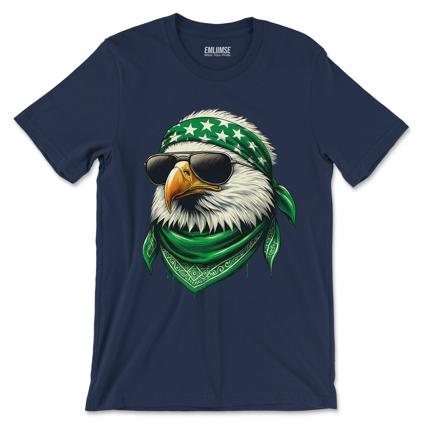 Patriotic Eagle Wild Animal  T-Shirt