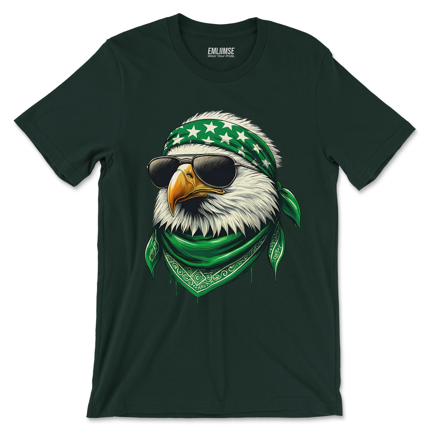 Patriotic Eagle Wild Animal  T-Shirt