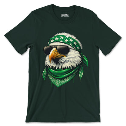 Patriotic Eagle Wild Animal  T-Shirt