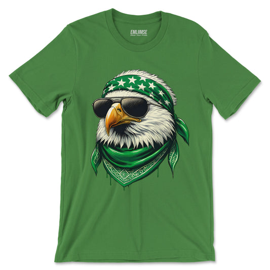 Patriotic Eagle Wild Animal  T-Shirt