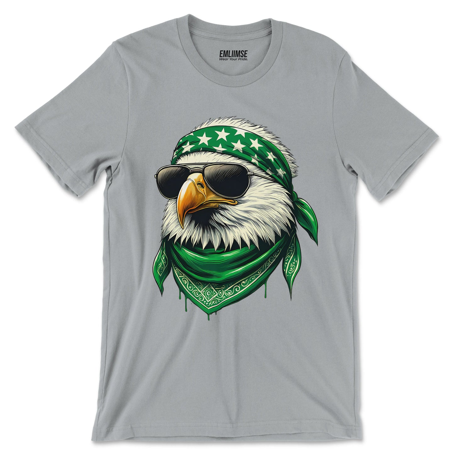 Patriotic Eagle Wild Animal  T-Shirt