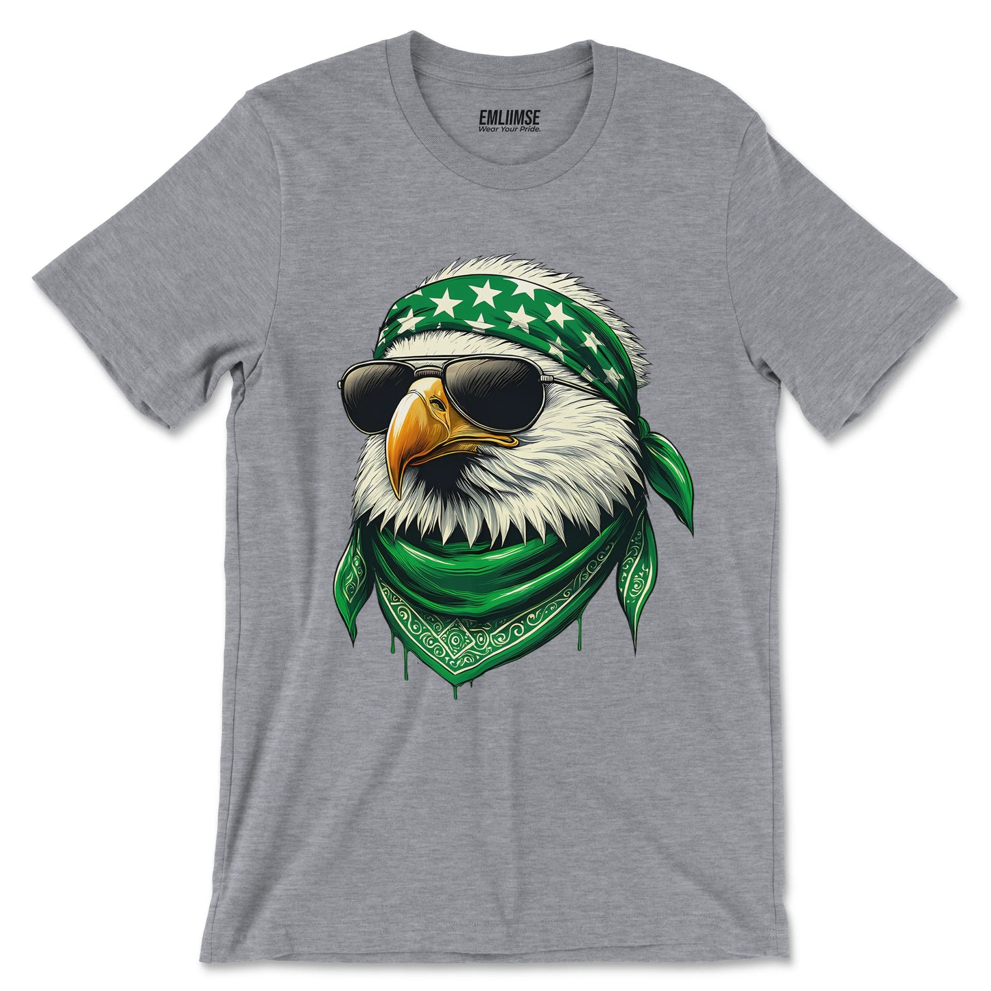 Patriotic Eagle Wild Animal  T-Shirt