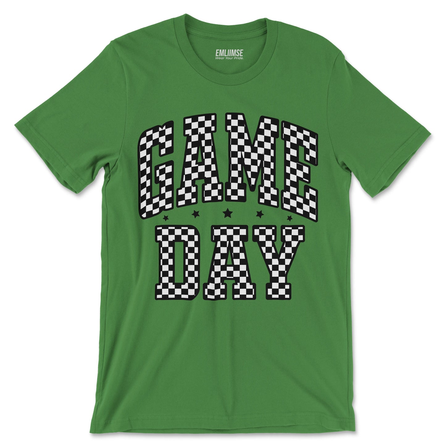 Checkered Pattern Game Day T-Shirt