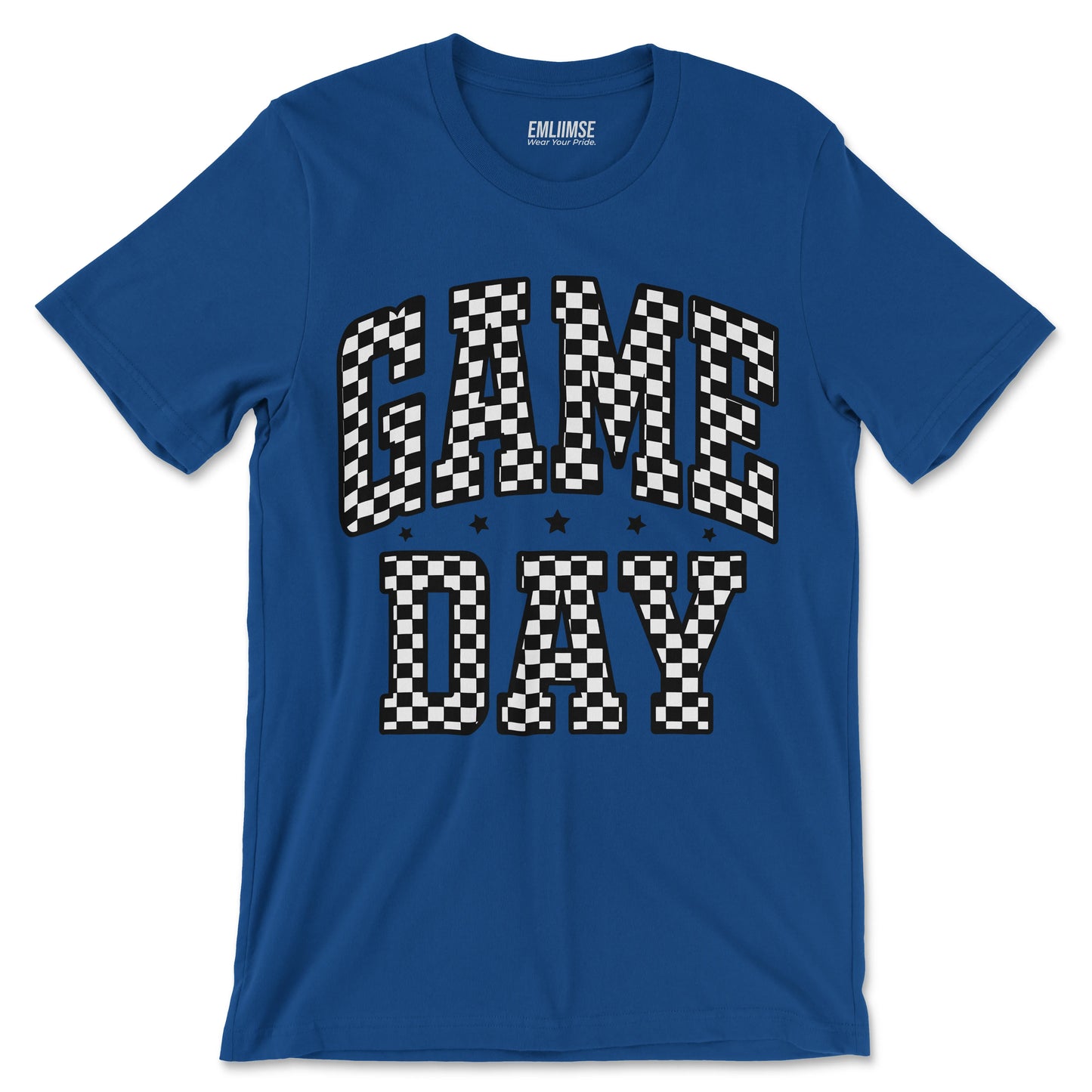 Checkered Pattern Game Day T-Shirt