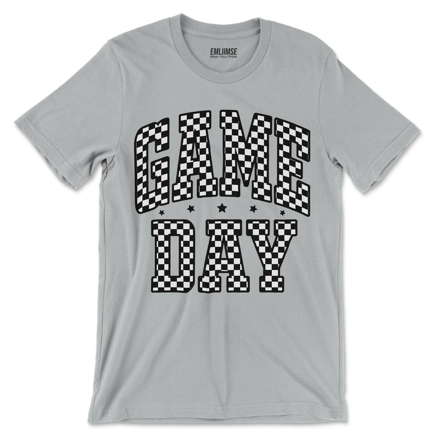 Checkered Pattern Game Day T-Shirt