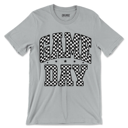 Checkered Pattern Game Day T-Shirt