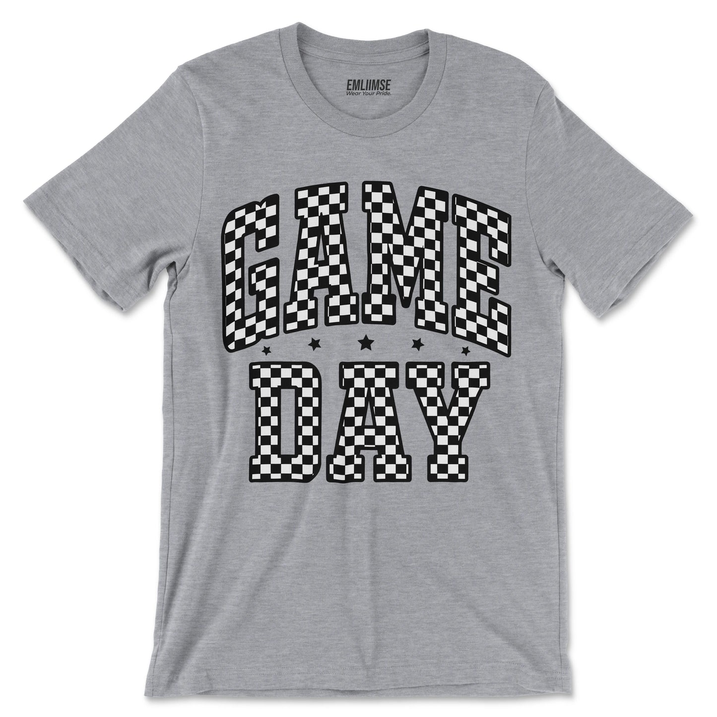 Checkered Pattern Game Day T-Shirt
