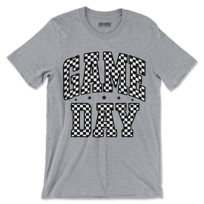 Checkered Pattern Game Day T-Shirt