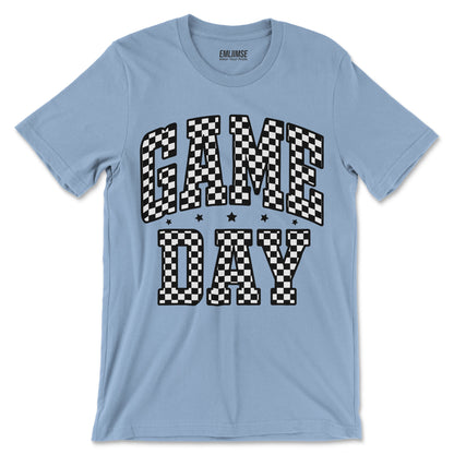 Checkered Pattern Game Day T-Shirt