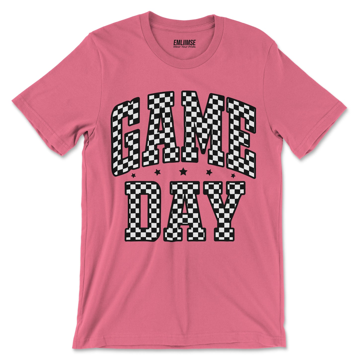Checkered Pattern Game Day T-Shirt