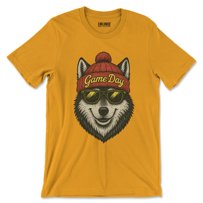Cute Wolf Game Day T-Shirt