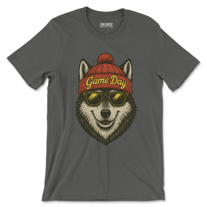 Cute Wolf Game Day T-Shirt