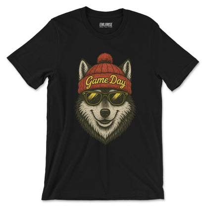 Cute Wolf Game Day T-Shirt