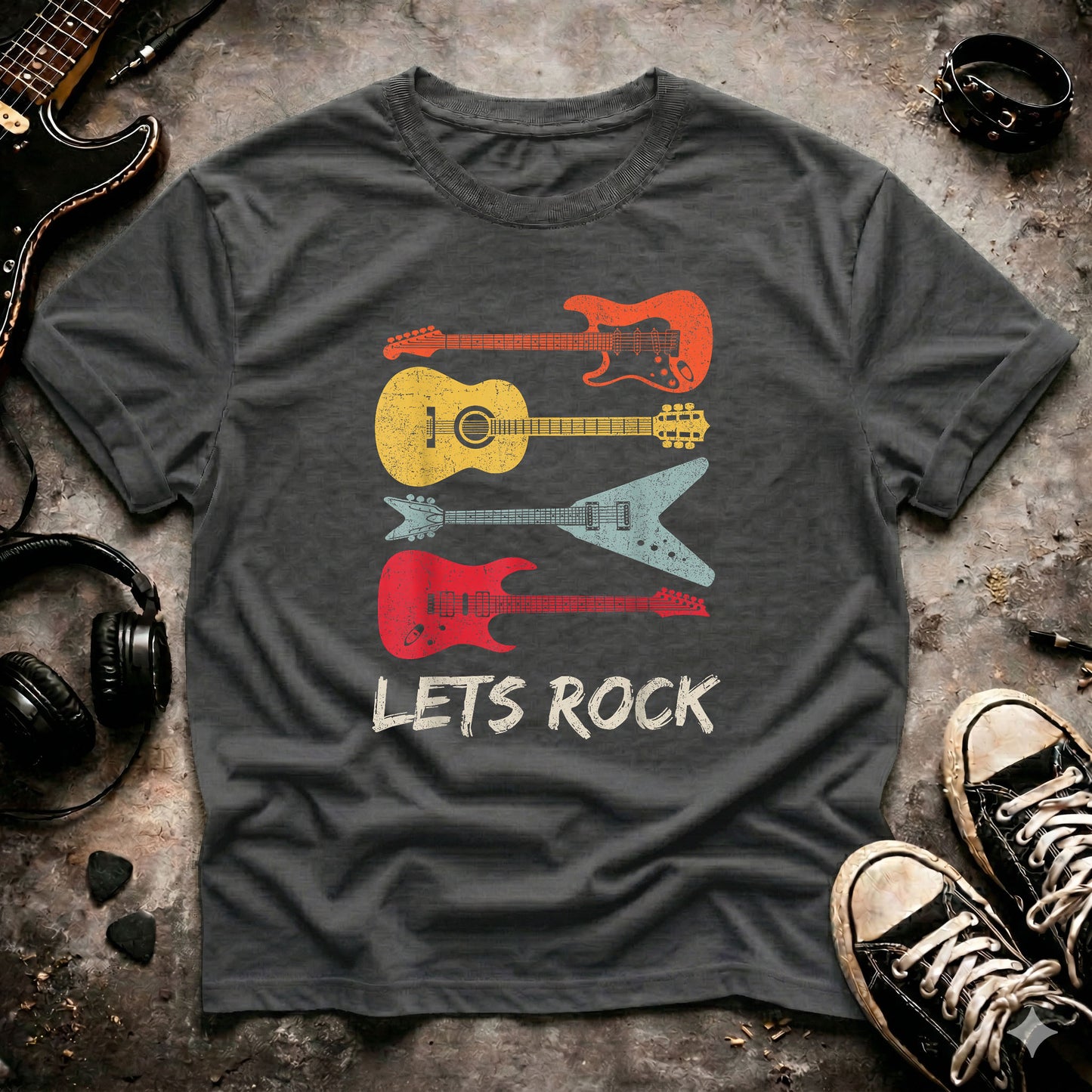 Let's Rock Guitars T-Shirt