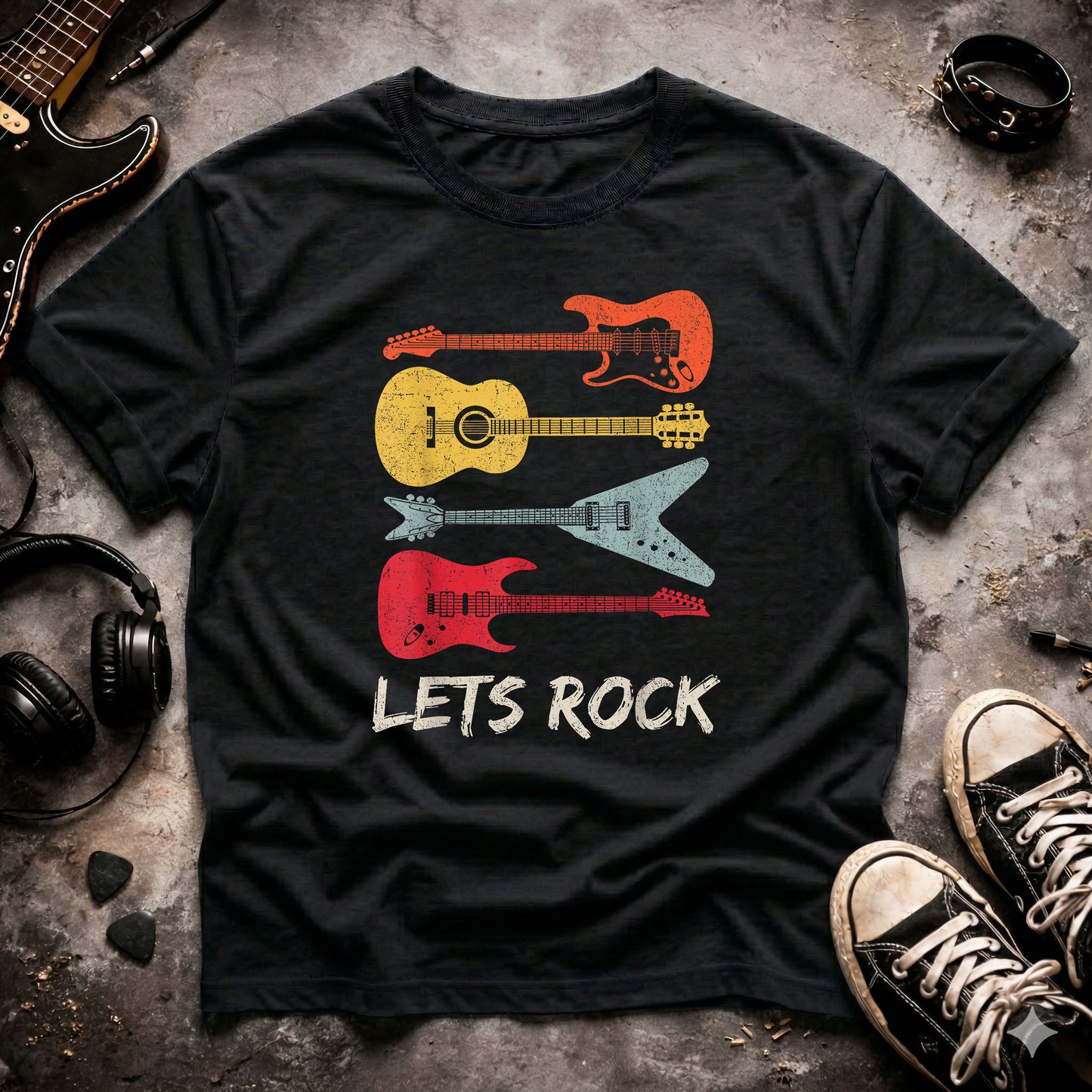 Let's Rock Guitars T-Shirt
