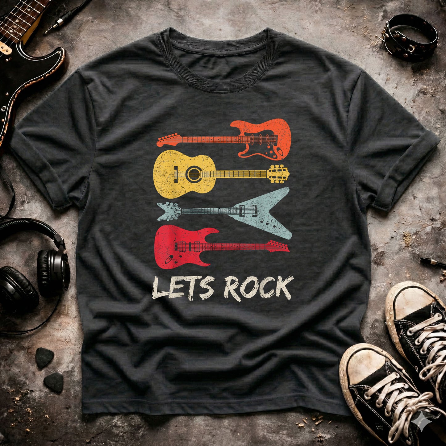 Let's Rock Guitars T-Shirt
