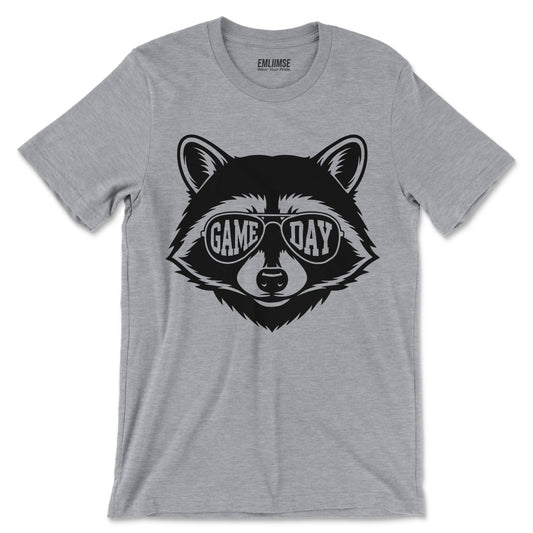 Cute Raccoon Game Day T-Shirt