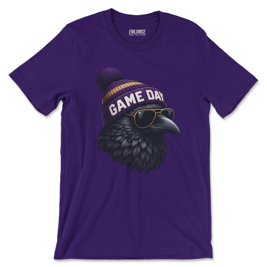 Cool Raven Game Day  T-Shirt
