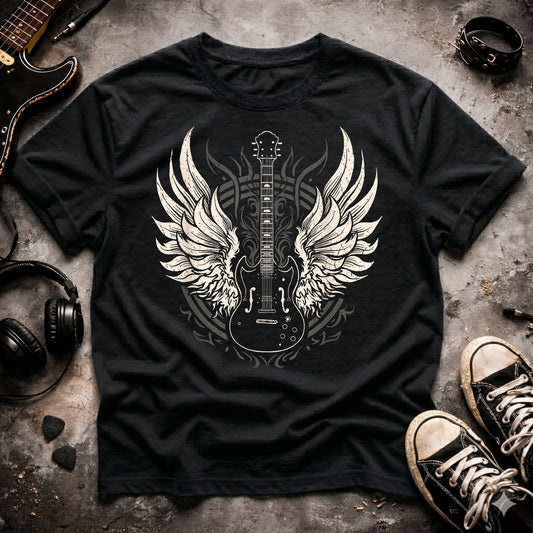Rock Guitar Wings T-Shirt