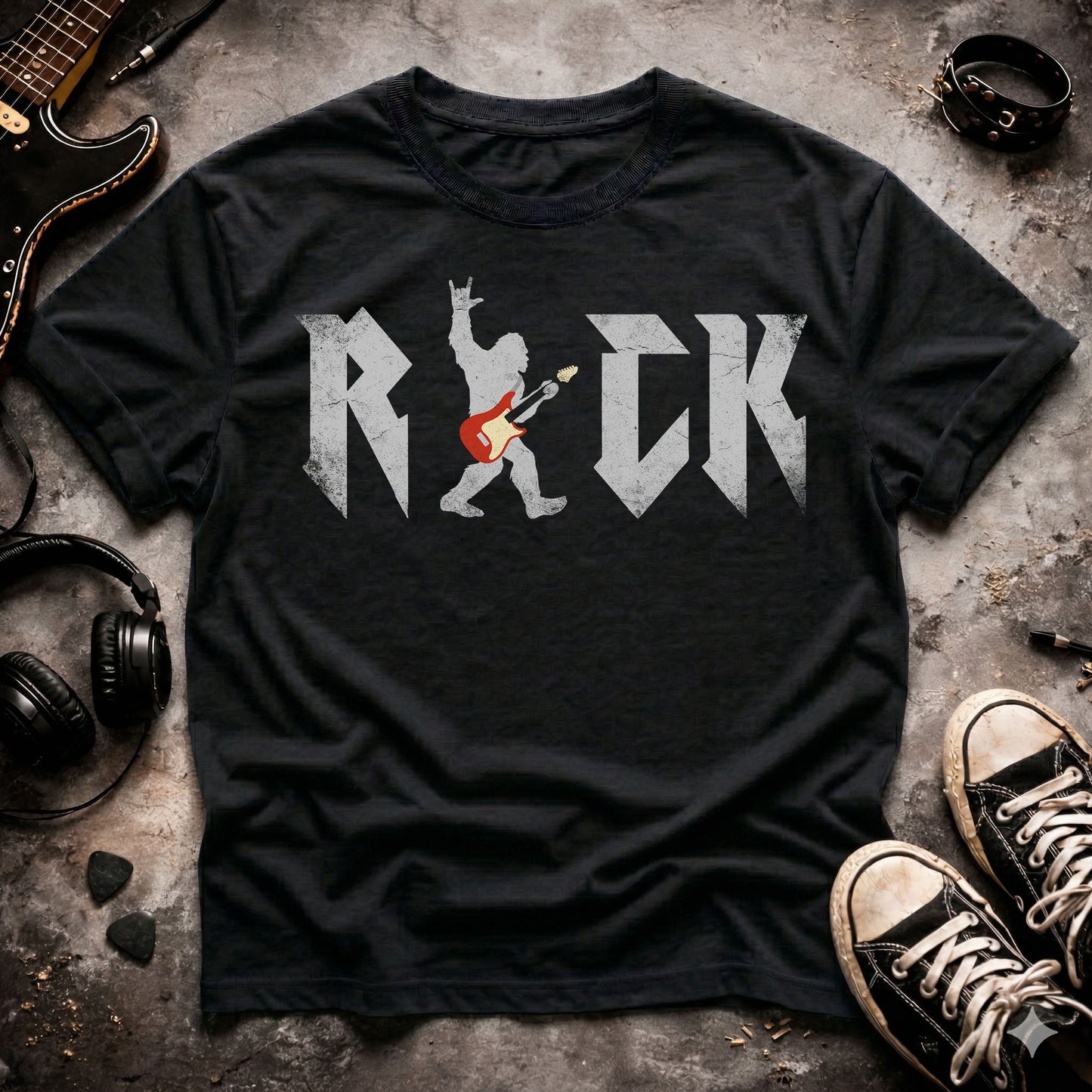 Rock On Bigfoot T-Shirt