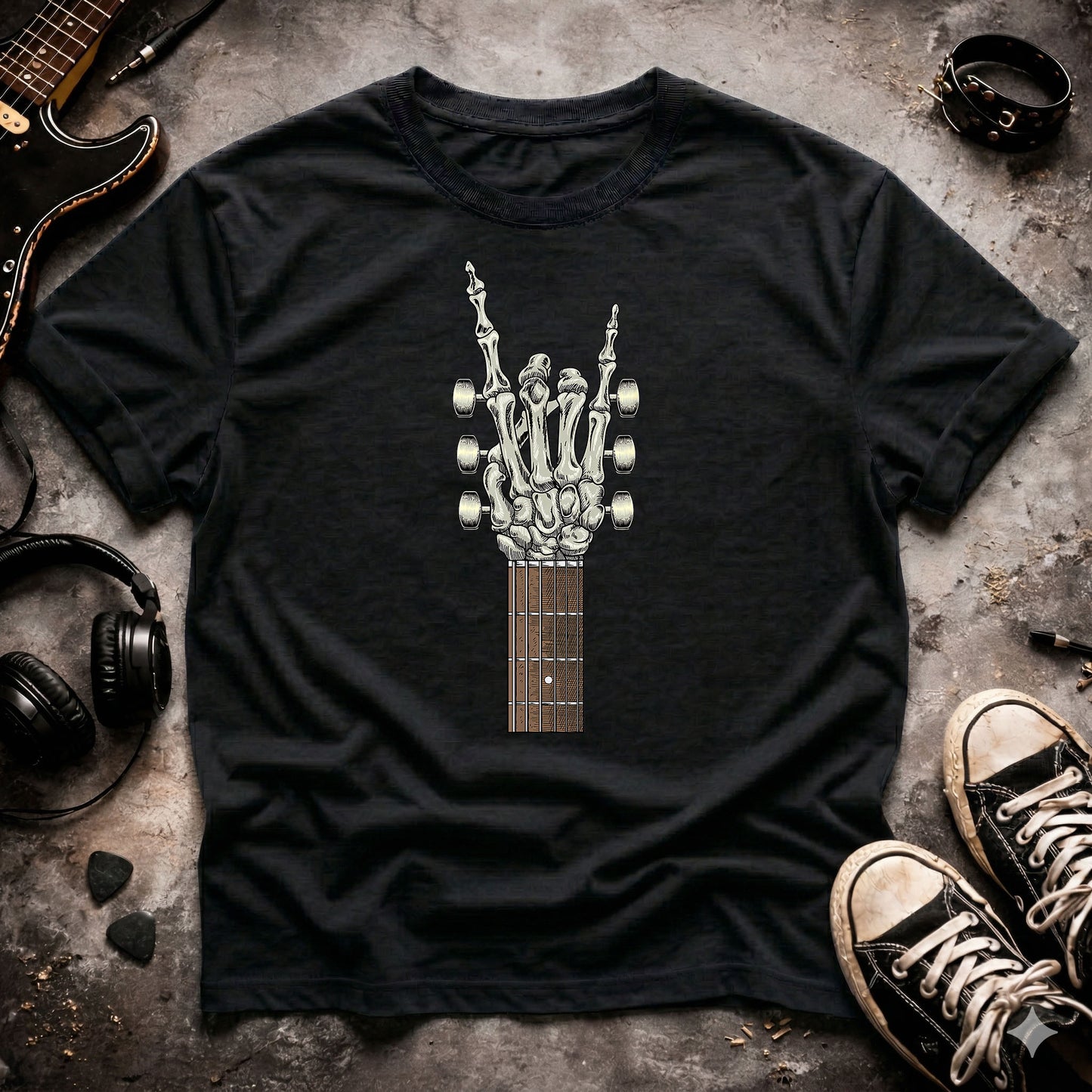 Rock On Guitar Hand T-Shirt