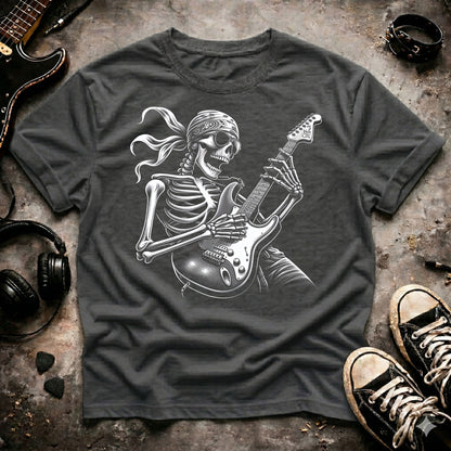 Rock Skeleton Guitarist T-Shirt