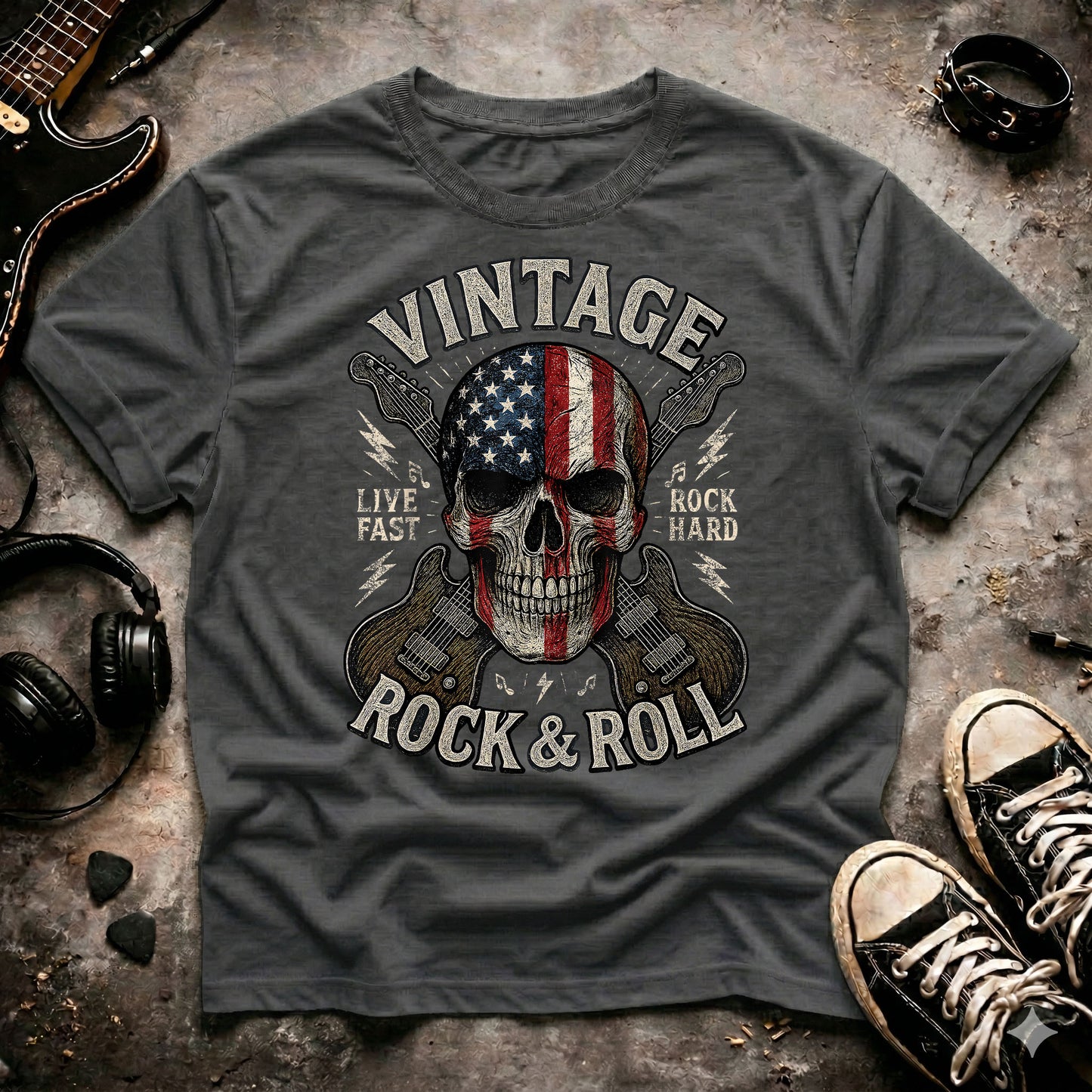 Vintage Rock & Roll T-Shirt