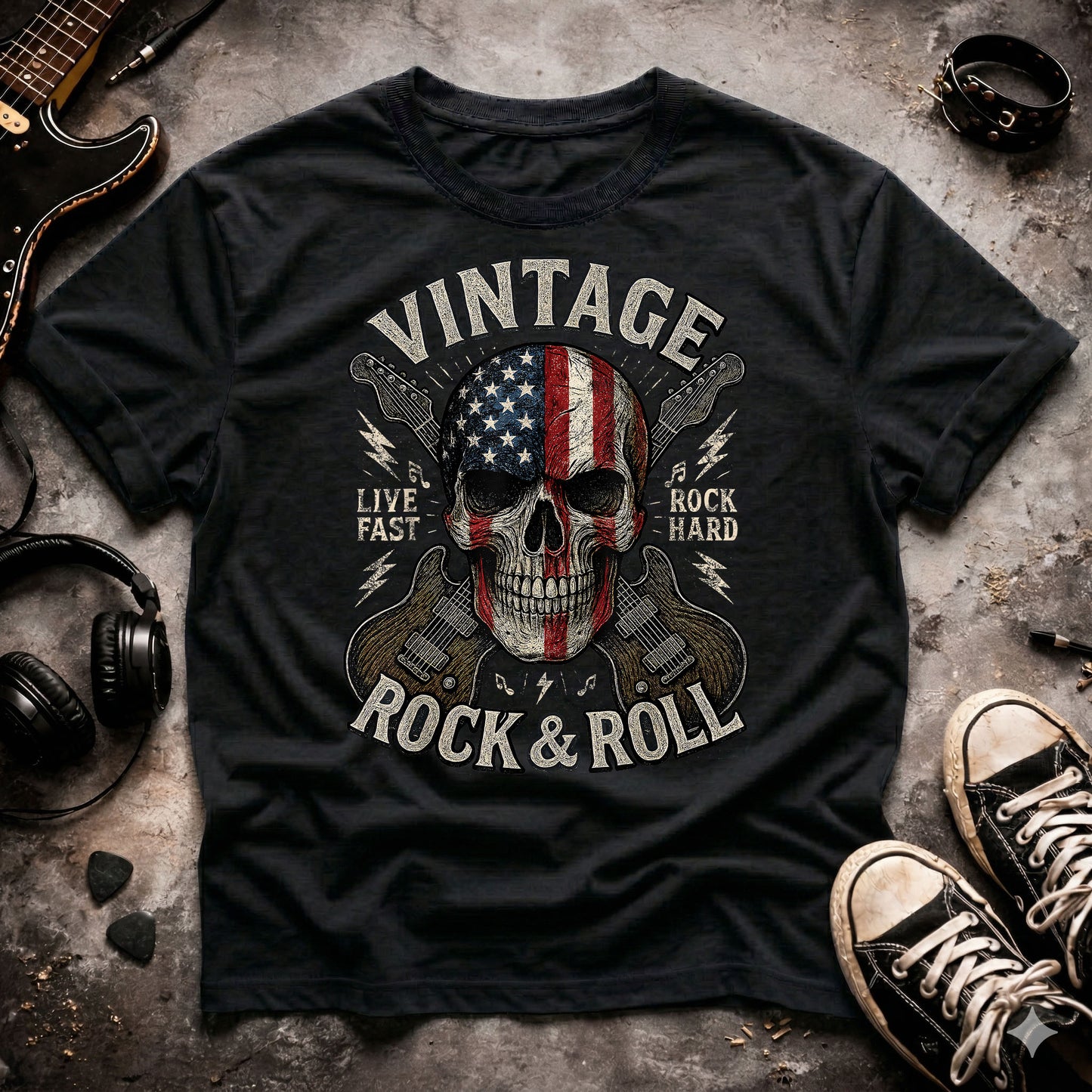 Vintage Rock & Roll T-Shirt