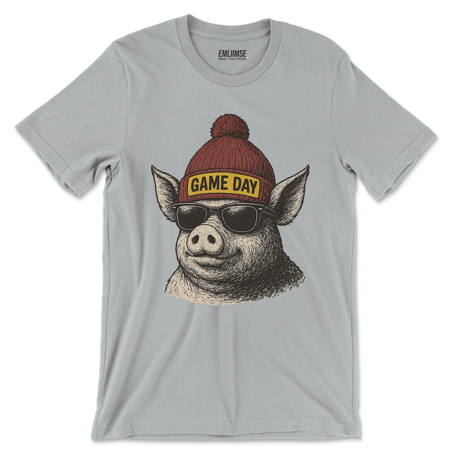 Cute Pig Game Day T-Shirt