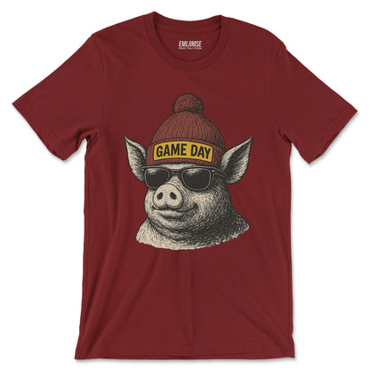 Cute Pig Game Day T-Shirt